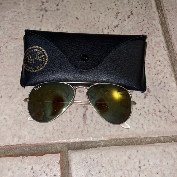 Ray ban yellow sunglasses - Picture 1 of 4